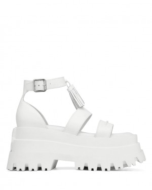 White Naked Wolfe Dare Women's Sandals NZ | I2P-3150